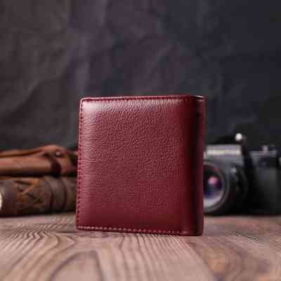 Кошелек ST Leather Из натуральной кожи Бордовый (22544) Винница