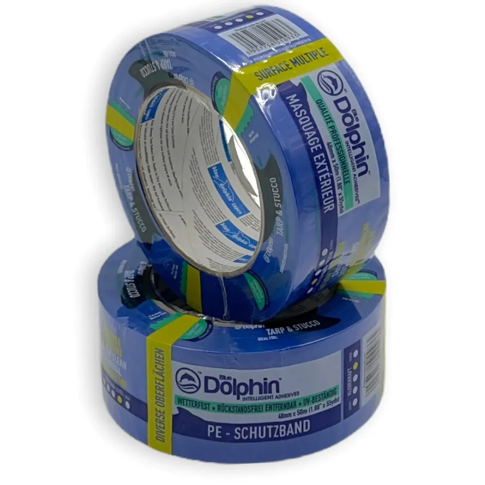 Малярська стрічка (скотч) BLUE DOLPHIN 48 мм*50 м Киев - изображение 1