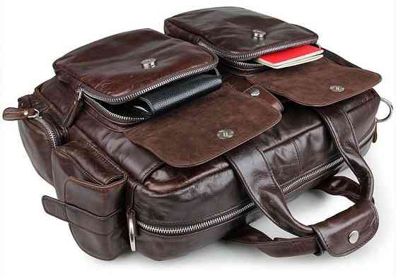 Сумка мужская Vintage 14370 Коричневая Киев