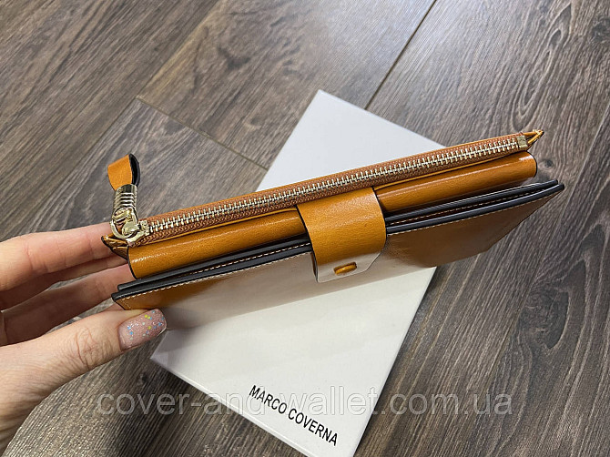 Женский кошелек клатч из гладкой кожи Marco Coverna MC 8653 Киев - изображение 5
