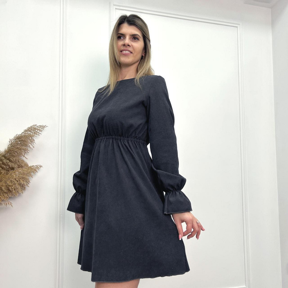 Вельветовое платье с завышенной талией Wesley батал Киев - изображение 10