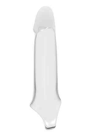 Насадка на пенис Dreamtoys Ramrod с кольцом для мошонки, прозрачная Sex Aura Киев