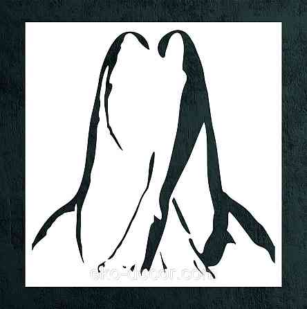 Декоративное настенное Панно «Силуэт женщины», Декор на стену 90*87 см, Белый Киев