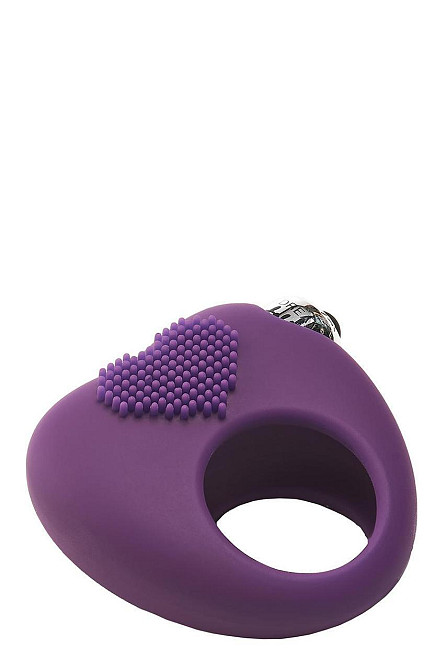 Ерекційне кільце з вібрацією Dream Toys FLIRTS COCKRING PURPLE Sex Aura Київ - фото 4