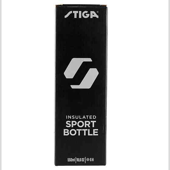 Пляшка для води Stiga Water Bottle Steel Black, 550ml (2905-0101-55) Київ