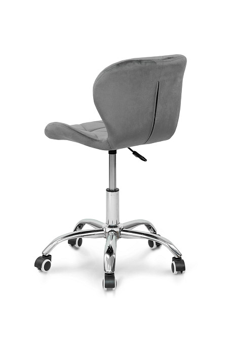 Стілець офісний Роккі, велюр сірий Київ - фото 3