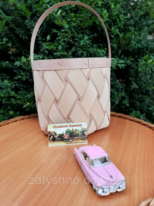 Корзина из шпона плетеная Киев - изображение 6