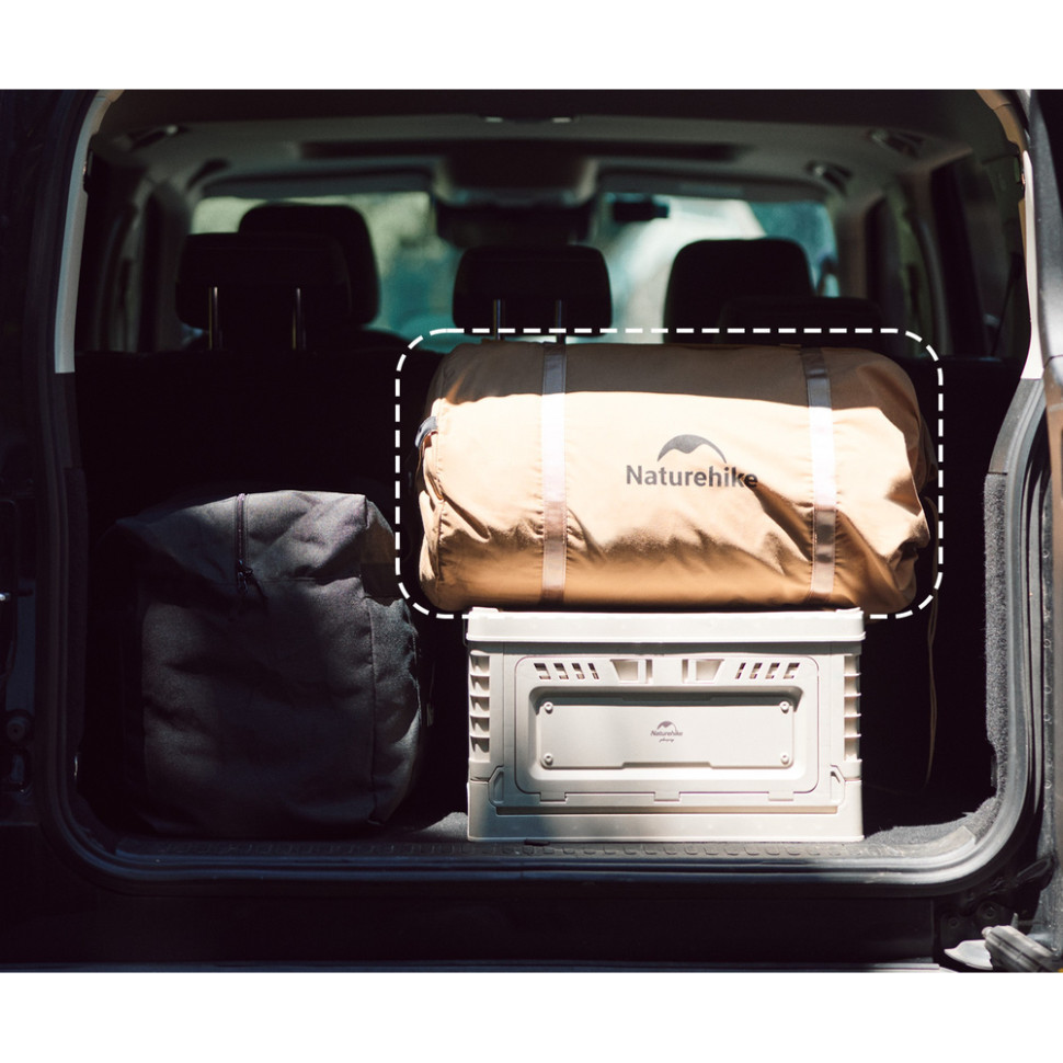 Намет одномісний з тентом Naturehike CNK2450WS026 (Коричневий) Вінниця - фото 6