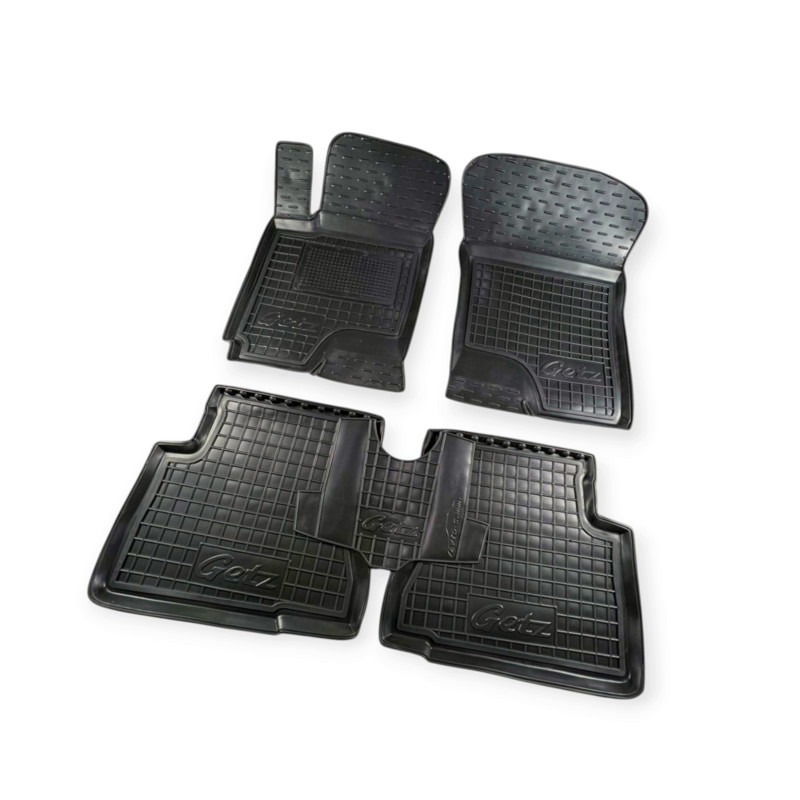 Коврики Хюндай Getz (2002-2011) борт 2,5 см, с перемычкой салона Мукачево - изображение 1