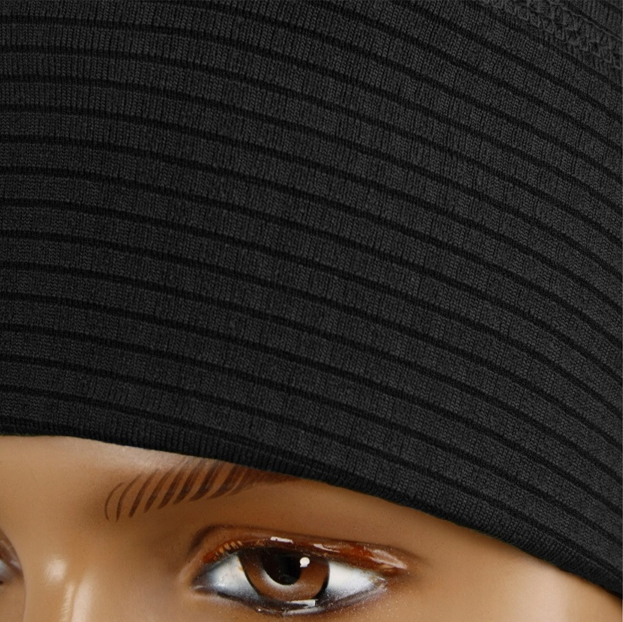 Универсальная Шапка быстросохнущая микро-флисовая Mil-Tec от Sturm (12144002) Black Нововолынск - изображение 6