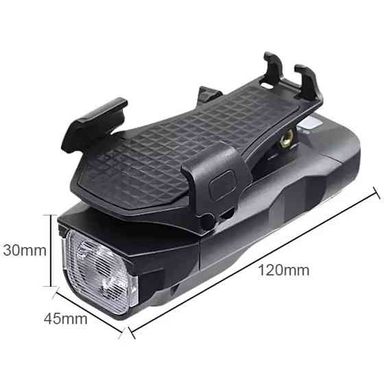 Велофара фонарь аккумуляторный, Фонарик велофонарь, Фонарь для велопутешествий, Фара led для велосипеда QN-47 Львов