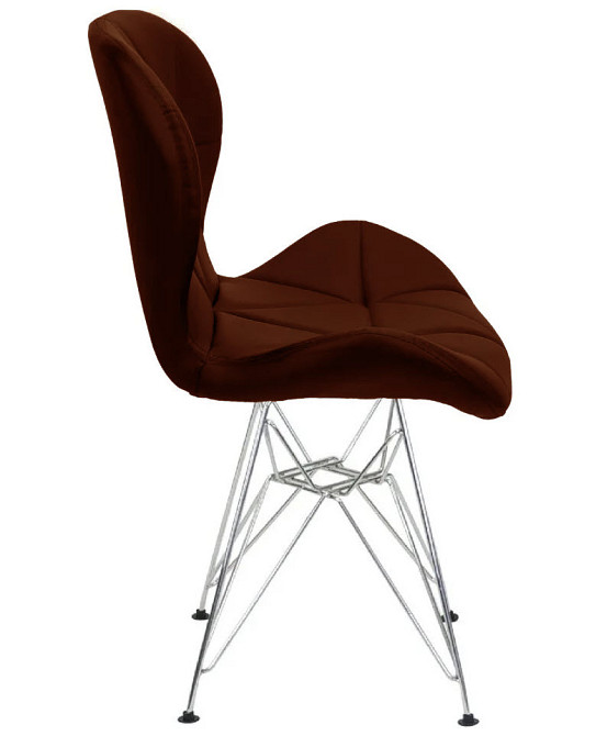 Стілець Стар S екошкіра коричнева Днепр - изображение 3