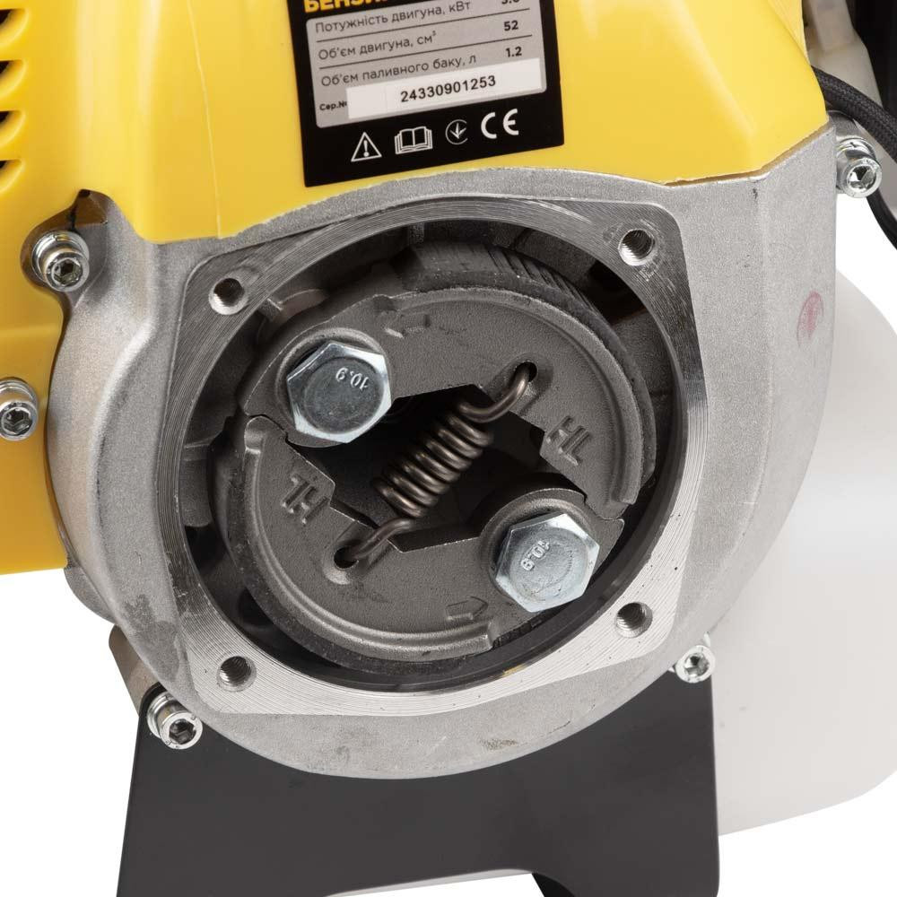 Триммер бензиновый 3.6кВт 52см³ жесткий усиленный вал 28мм U-ручка (катушка, 2 ножа, ремень) (из 2х ЧАСТЕЙ) SIGMA (5612421) Киев - изображение 7