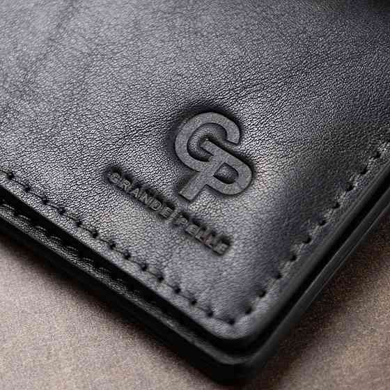 Кожаная обложка для прав GRANDE PELLE 11539 Синий Киев