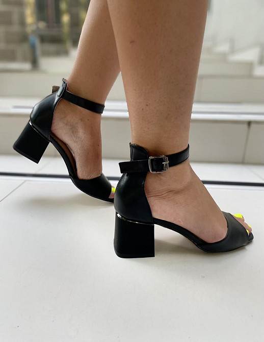 Purlina Босоніжки жіночі Purlina P245-2 чорні (літо, еко-шкіра) (4633) 36-40 Коломия - фото 9