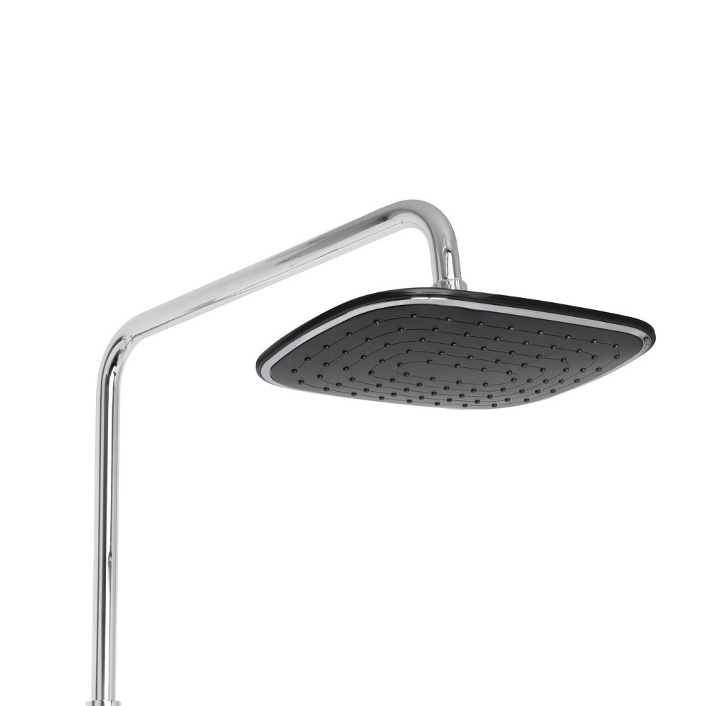 Душова система універсальна Qtap Grand на три споживачі (з виливом) QTGRABCR1004 Chrome/Black Київ - фото 6