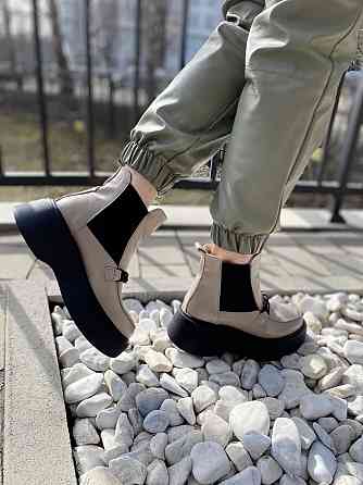 Черевики жіночі ARLEN капучино натуральна шкіра 37р.-40р. (4346) Коломыя