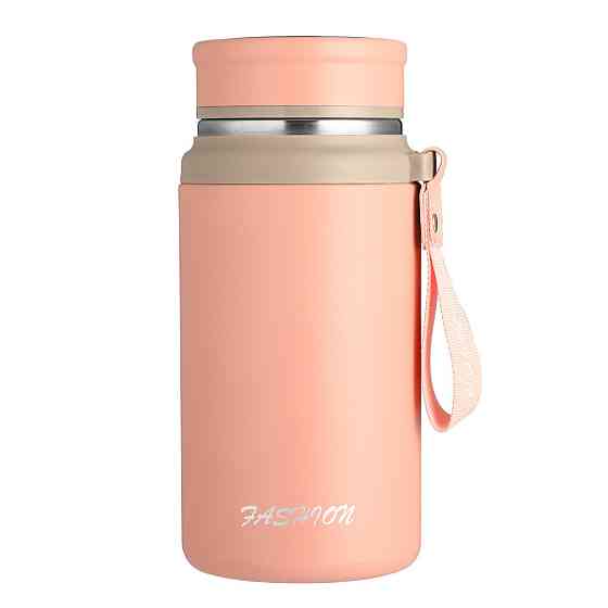 Термос Fashion з датчиком температури 700 мл Рожевий HP-14-20P Київ