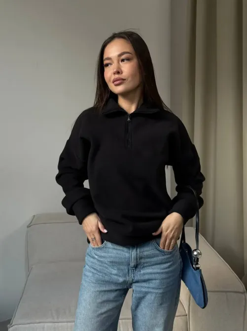 Женский флисовый теплый свитер на молнии Харьков - изображение 6