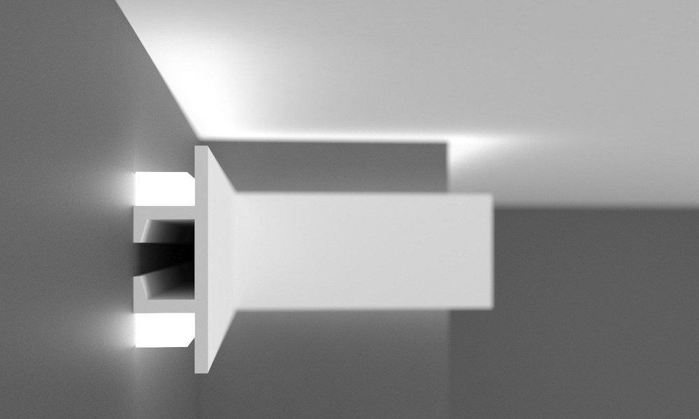 Молдинг полимерный для LED освещения Grand Décor KH 907 Днепр - изображение 4