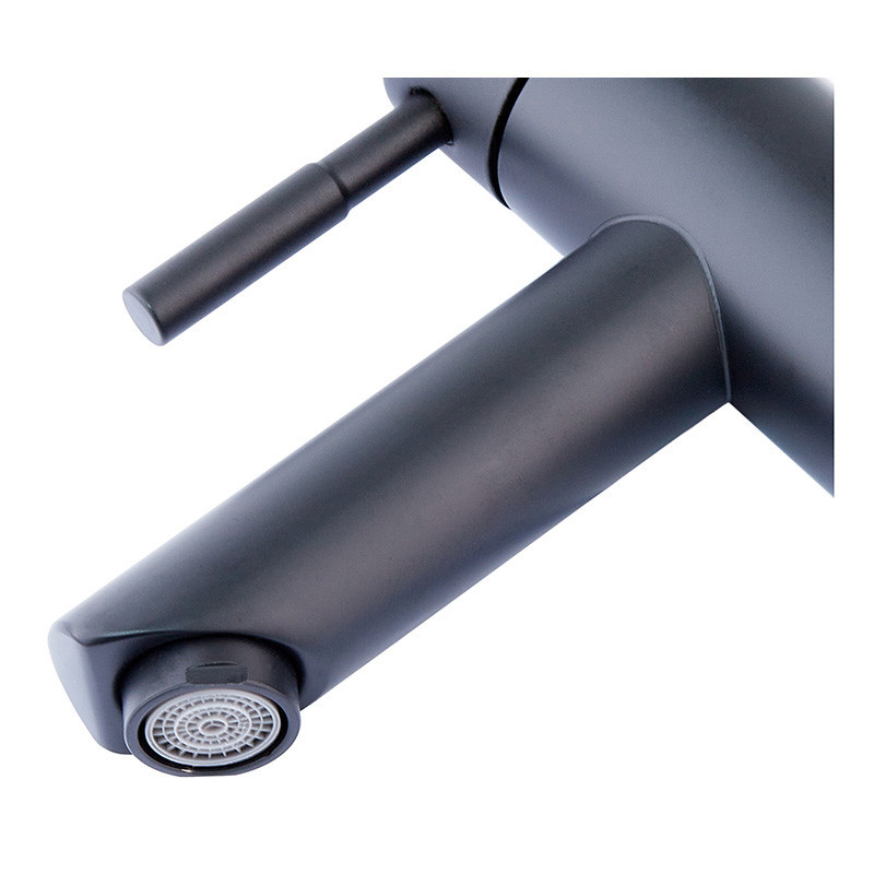 Чорний змішувач Champion SUS-001-A для умивальника з нержавіючої сталі (CH6201) Харків - фото 2