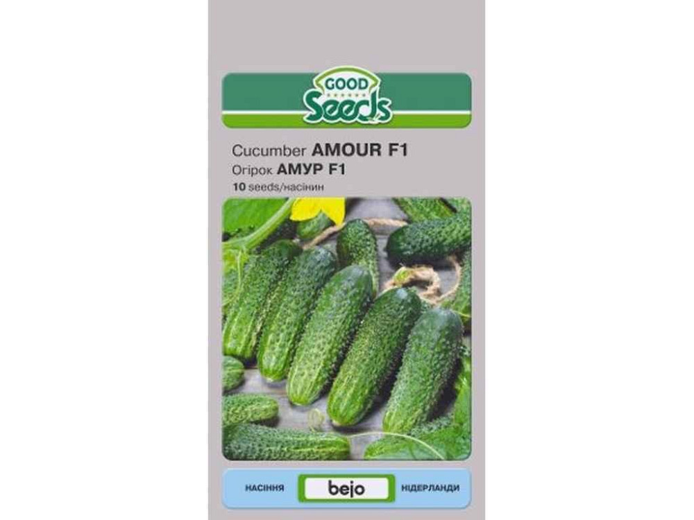 Огірок АМУР F1 [10 насінин] (10 пачок) ТМ GOOD SEEDS Київ - фото 1