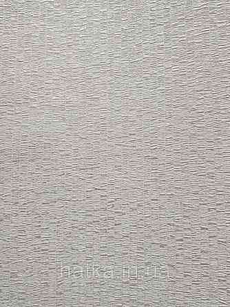 Шпалери метрові вінілові на флізелін AdaWall Beta метрові однотонні під тканину під льон білий з сірим Київ