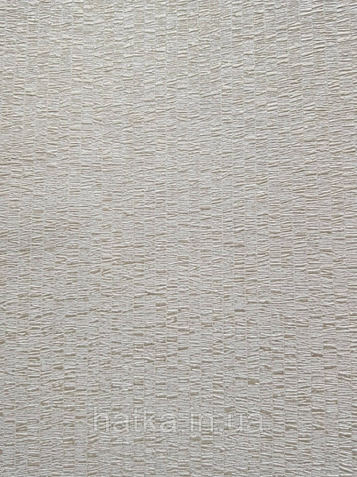 Шпалери метрові вінілові на флізелін AdaWall Beta метрові однотонні під тканину під льон білий з сірим Київ - фото 2