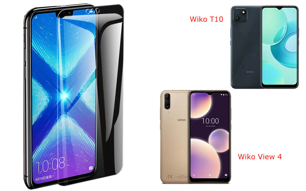 Захисне скло NeoGlass для Wiko T10, Wiko View 4 – надпрозоре та стійке Київ - фото 2