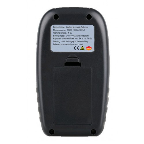 Газоаналізатор СО + термометр (0-1000 ppm, 0-50°C) WINTACT WT8825 Чернігів - фото 3