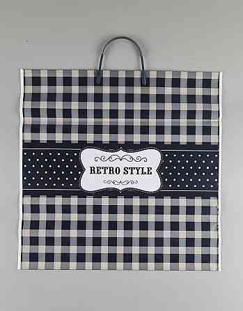 Полиэтиленовый пакет (40х40) с пластиковой ручкой 