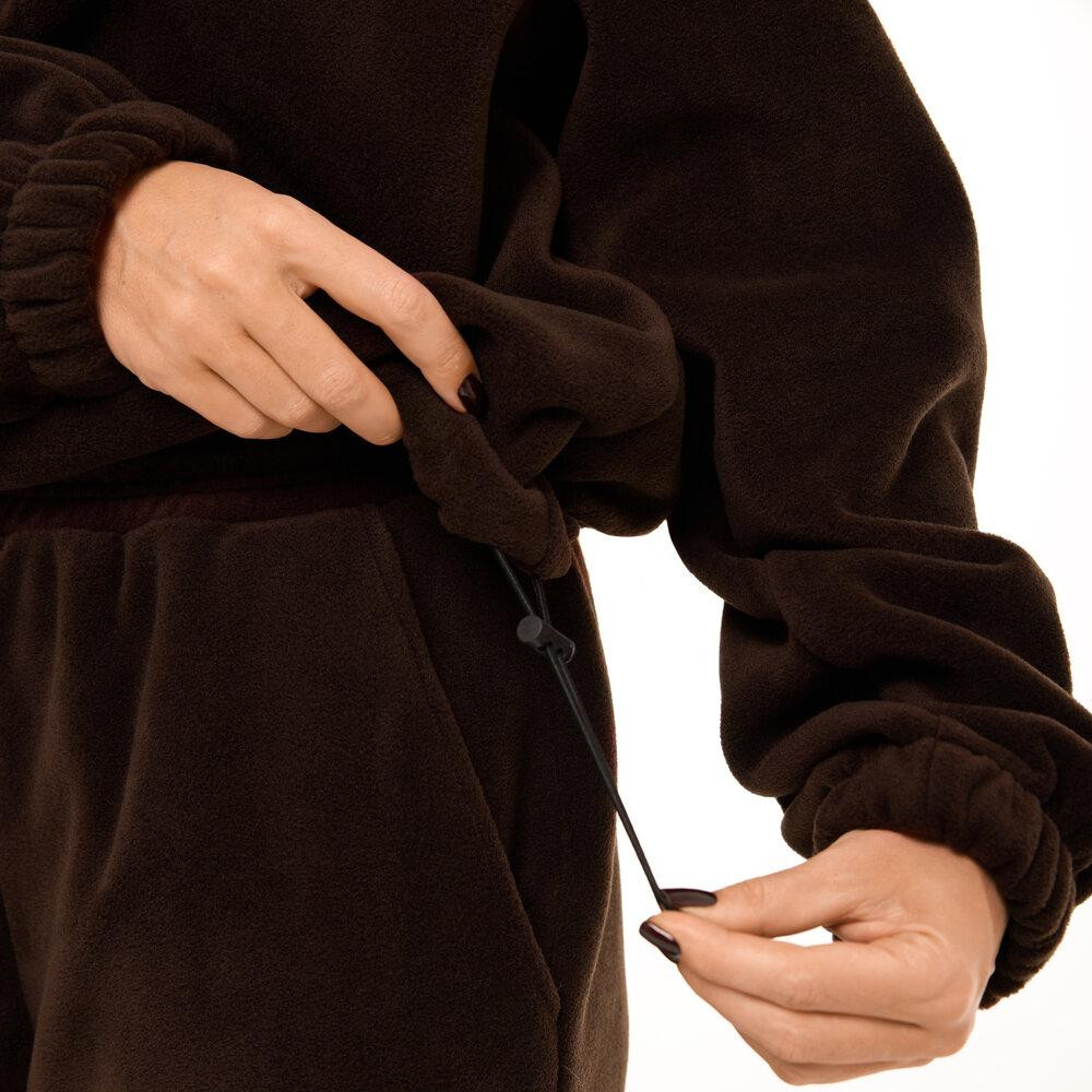 Шоколадний костюм зимовий флісовий. Жіночий теплий костюм Pobedov Huggi жіночий Київ - фото 6