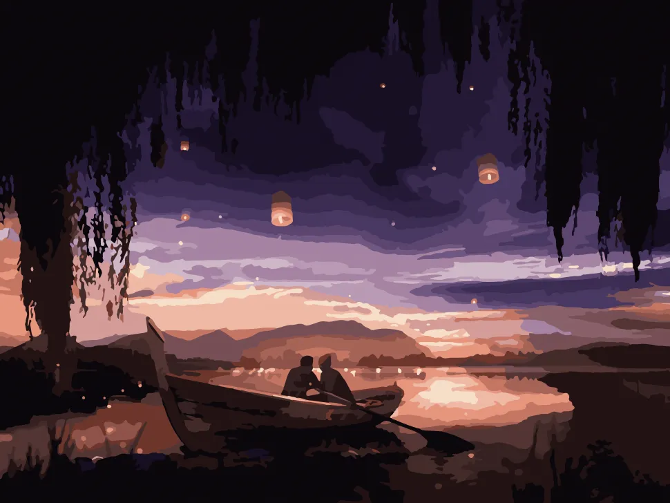 Картина за номерами. Art Craft "Закохані під небом" 40 * 50 см 10213-AC Вінниця - фото 1