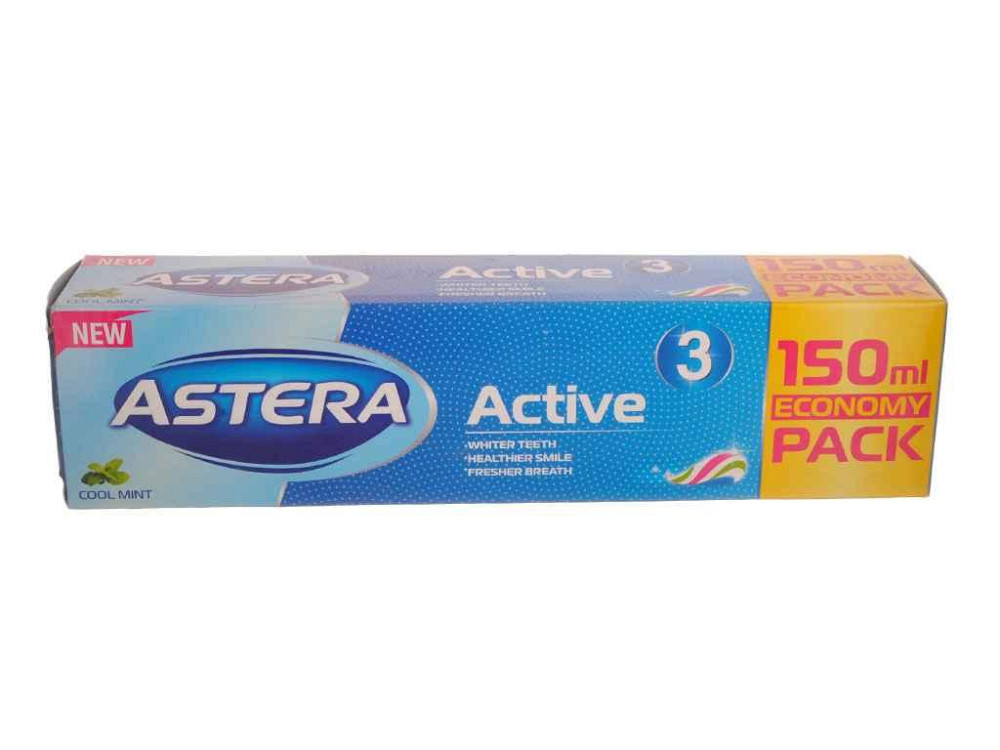 Зубная паста 150г Active 3 Тройное действие ТМ ASTERA Киев - изображение 1