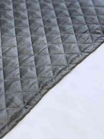 Ecotton Покривало-доріжка на ліжко Ecotton 70х230 см Саші антиалергенна двостороння сіра Nid Gr Киев