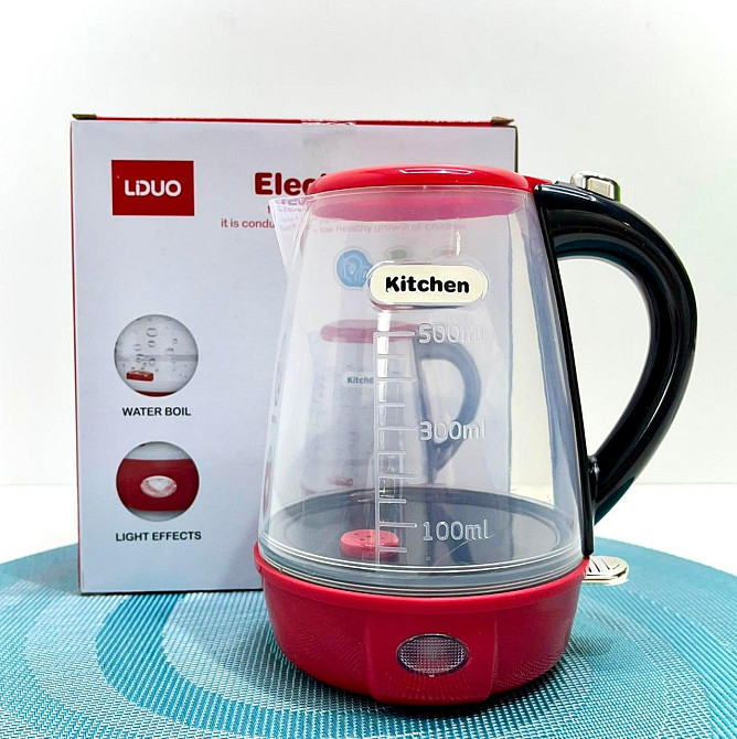 Чайник іграшковий музичний з підсвічуванням Червоний (86021) Чернігів - фото 2