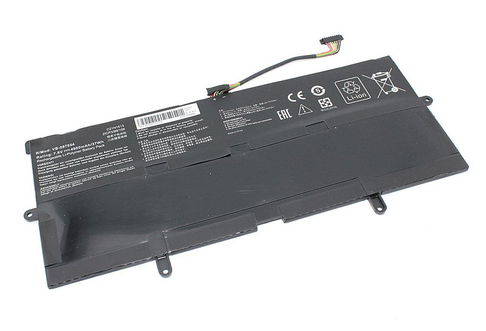 Аккумулятор для ноутбука Acer C21N1613 Chromebook Flip C302CA 7.6V Black 4900mAh OEM Вінниця - фото 1