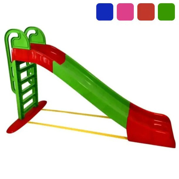 Горка детская пластиковая 243 см спуск для детей Зеленый Киев - изображение 1