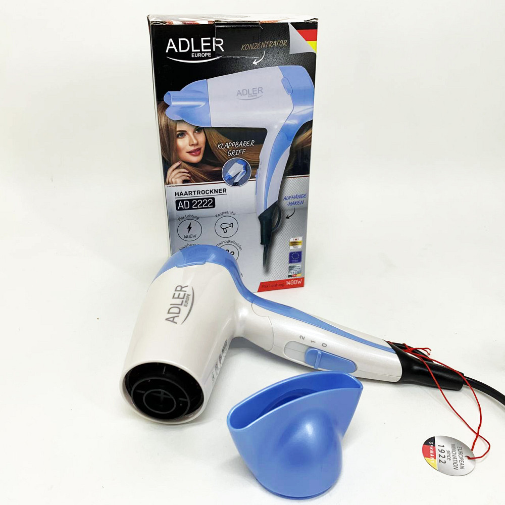 Электрический фен для гладких волос, Фен с ионизацией для укладки Фен-стайлер сушки волос DE-64 Львов - изображение 7