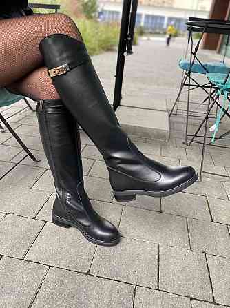 Mermaid Чоботи жіночі Mermaid 2227 чорні (осінь-весна, шкіра натуральна) (6050) 41 Коломия