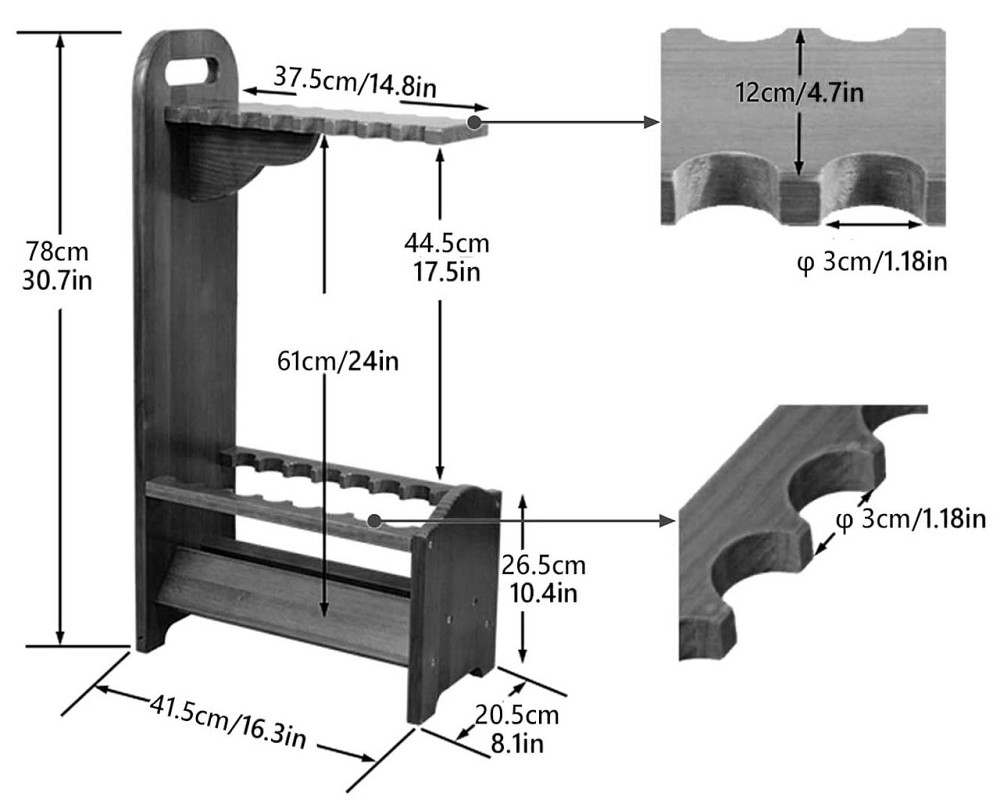 Органайзер для вудок "Лача" сієна Миколаїв - фото 2
