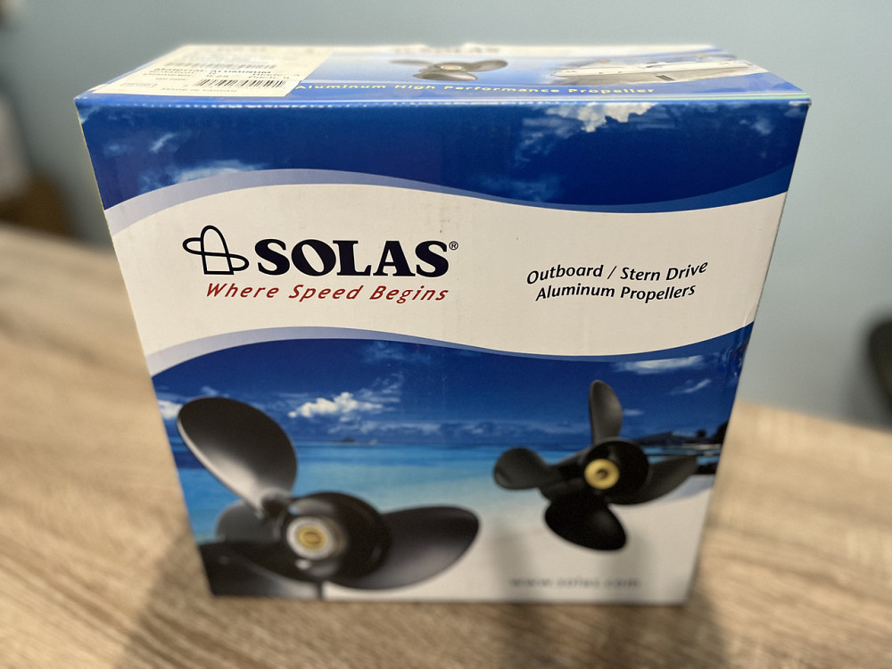 Винт гребной лодочный Solas  Tohatsu (3x11.4x12RB) 3T5B64525-0 Киев - изображение 6