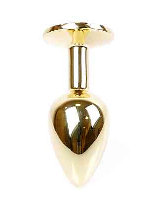 Анальна пробка - Jewellery Gold Plug Red Sex Aura Київ
