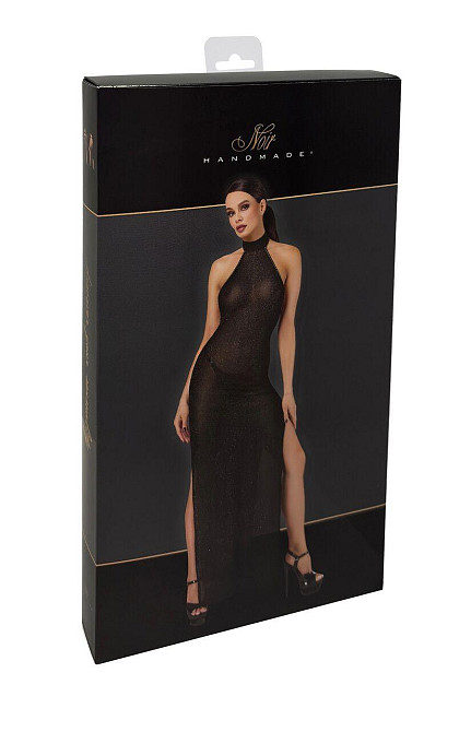 Платье Noir Handmade F372 Onyx Twin-slit Long dress XL Sex Aura Киев - изображение 8