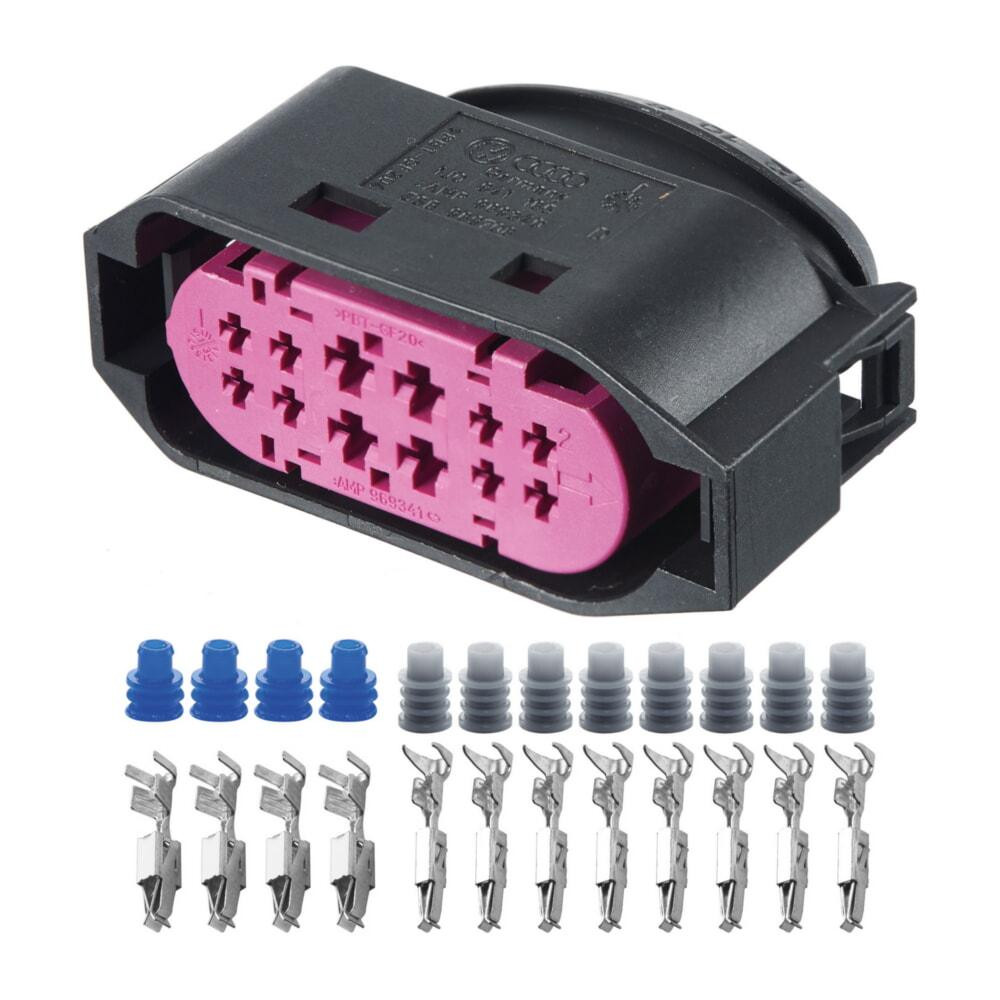 Разъем коннектор 12-кон., 1J0941165, 96934 VAG, TE Германия, Франция, Германия, Франция, Audi, Bugatti, Porsche, Seat, Skoda, VW Киев - изображение 1
