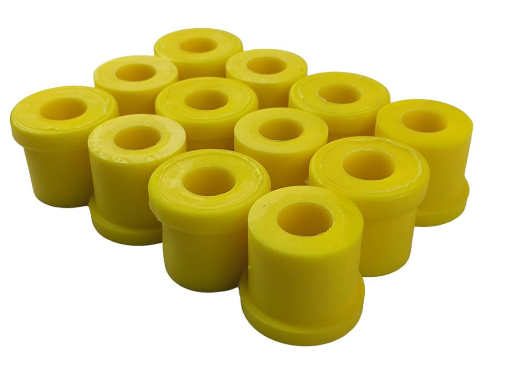 Втулка УАЗ 3160, Хантер полиуретан желтый (к-кт 12 шт) рессоры Мукачево - изображение 1