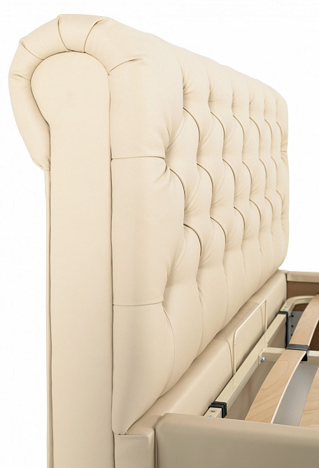 Кровать Двуспальная London Comfort 160 х 200 см Fly 2207 С подъемным механизмом и нишей для белья Бежевый Киев - изображение 12