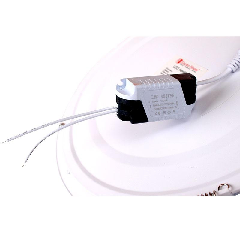 Стельовий світлодіодний світильник вбудований круглий 24 Вт 4100К Київ - фото 4