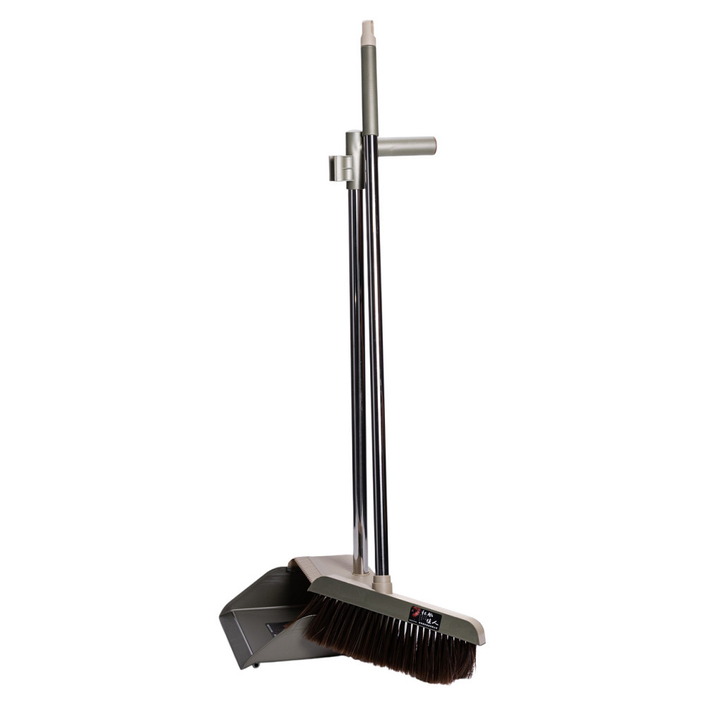 Household Набір віник та совок на довгій ручці для підлоги 27×25×103 (см) щітка віник для приби Коломия - фото 3