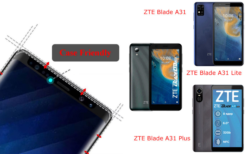 Защитное стекло HyperGlass Pro для ZTE Blade A31, A31 Lite, A31 Plus – максимальная чувствительность и защита Киев - изображение 4